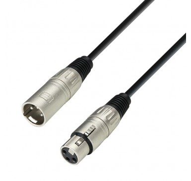 Adam Hall Cables 3 Star Series - Microphone Cable XLR female to XLR male 6 m