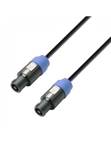 Adam Hall Cables-Speaker Cable 2 x 1.5 mm2 Standard Speaker Connector 4-pole to Standard Speaker Connector 4-pole 5 m