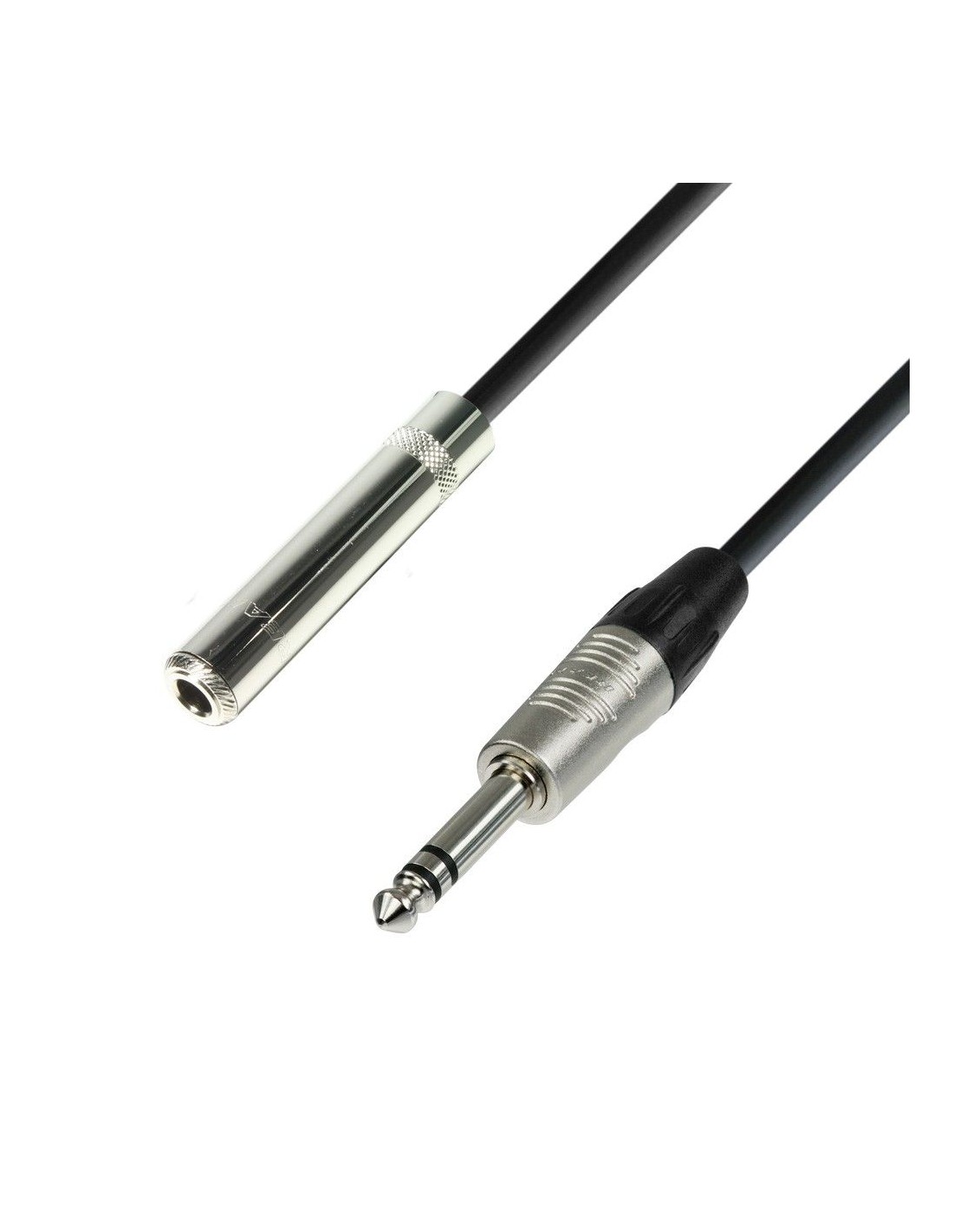 Adam Hall Cables K4BOV0300 - Cable de Extensión para Auriculares de Jack  6,3 mm estéreo a