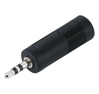 Adam Hall 7544 - Adapter 6.3 mm stereo Jack female to 3.5 mm stereo Jack