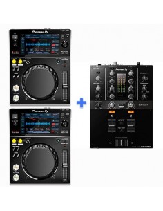 2 x PIONEER DJ XDJ-700 + PIONEER DJ DJM-250 MK2