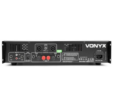 Vonyx VXA-2000 II Amplificador PA 2x 1000W
