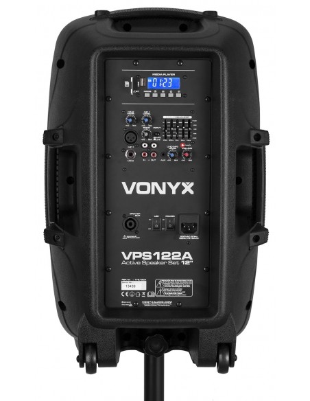 VONYX VPS122A SET PLUG & PLAY 800W CON TRIPODES