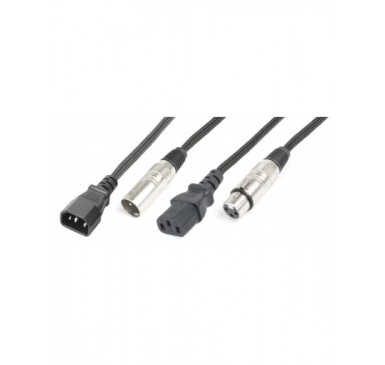 Beamz CX09-10 Ligero Combi Cable IEC...